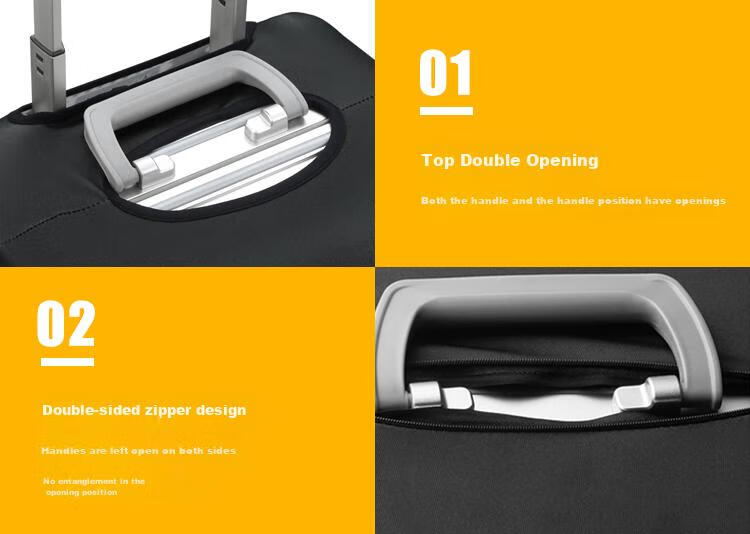 Banzheni Elastic Case Cover, Suitcase Protective Cover, Dust And Rainproof, Thickened Wear-Resistant Luggage Cover for Checked Baggage, 30 Inch And 32 Inch Sizes Available 7