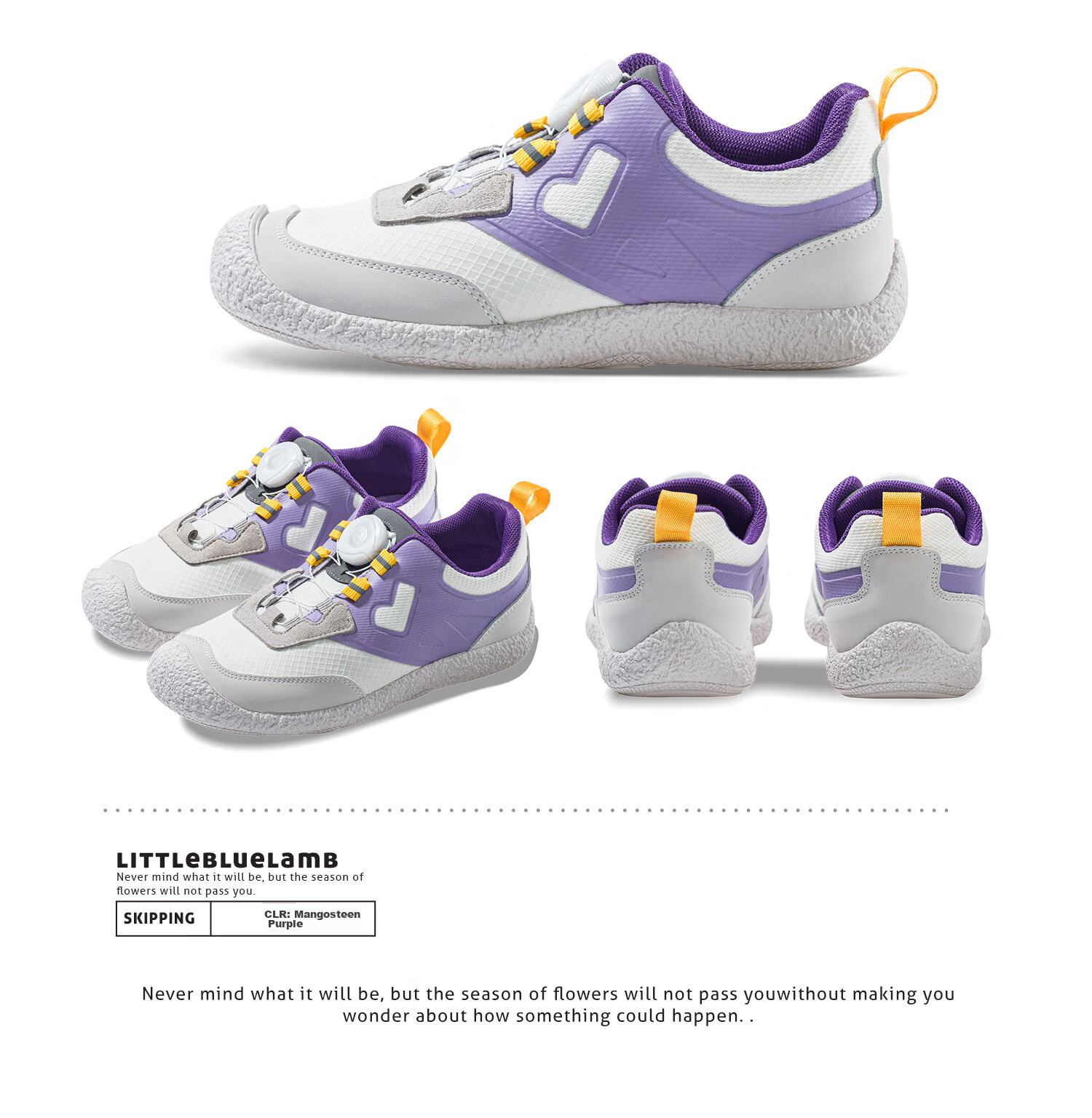 Littlebluelamb Spring And Autumn Sports Shoes for Older Children with Rotary Knob, Non-Slip Foot Protection Training Shoes for School, Panda Color, Size 37 29