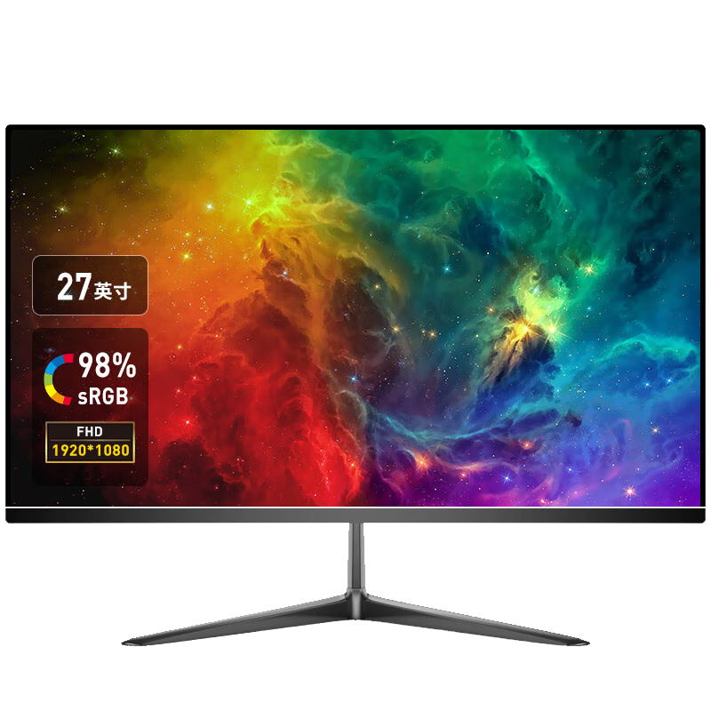 KKTV 27-Inch Monitor, High Definition 1080P, Slim Micro-Bezel, Low Blue Light Eye-Friendly, Professional Office 27-Inch Computer Display Screen K27ZH