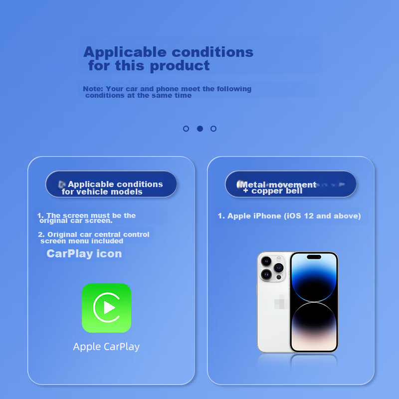 LU XIAN XING Wireless CarPlay Box Compatible with Mercedes-Benz, Audi, Volvo, Buick, Land Rover Smart In-Car Connectivity Box 2