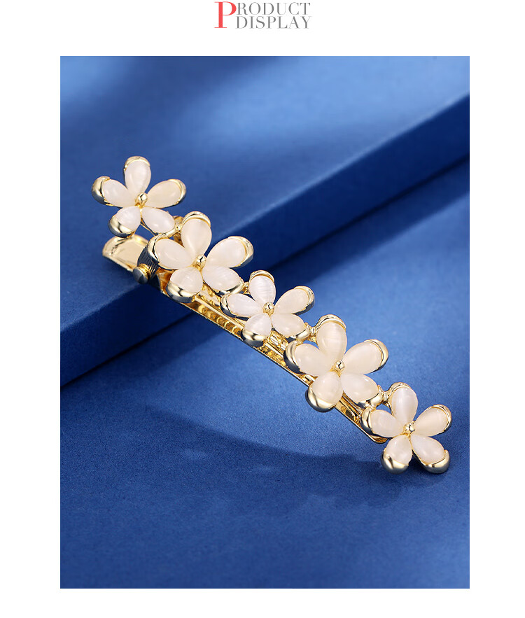 CHIMERA Elegant Hair Claw Clip with Flower And Shark Design, Luxurious Hair Clip for Back of Head, Bun Maker, Mid-Autumn Festival Gift for Wome 35