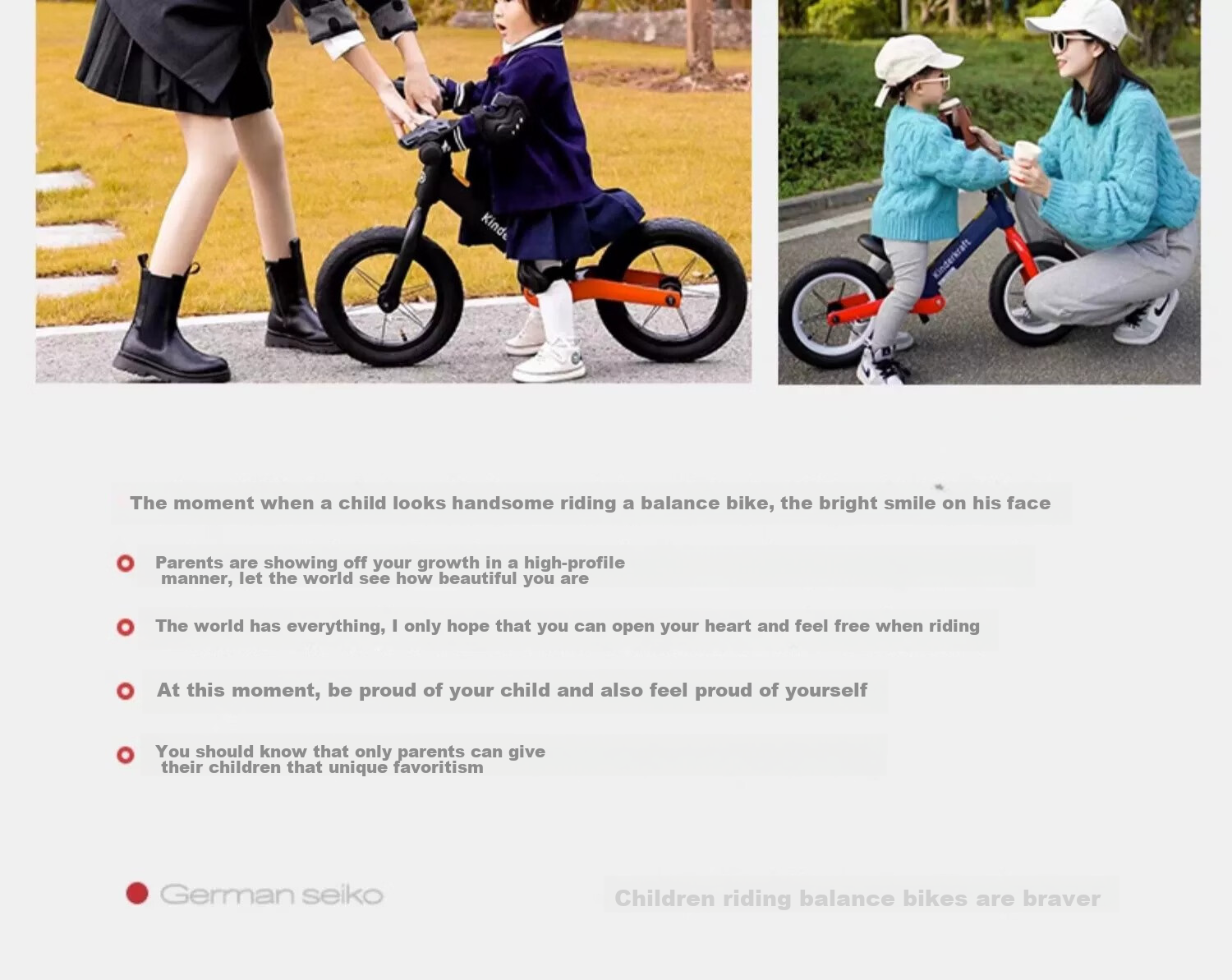 KinderKraft KK Children's Balance Bike for Ages 1-3 No Pedal Balance Bike Bicycle Shock-Absorbing Walker, Upgraded Racing Red 4