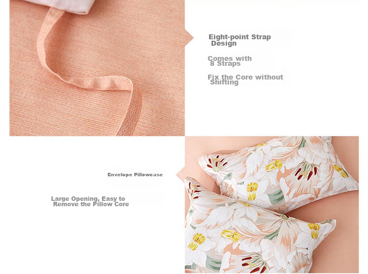 LUOLAI Home Textiles 100% Pure Cotton Bedding Set, Chinese Style Bed Sheet And Duvet Cover Double Set, 200*230cm 10