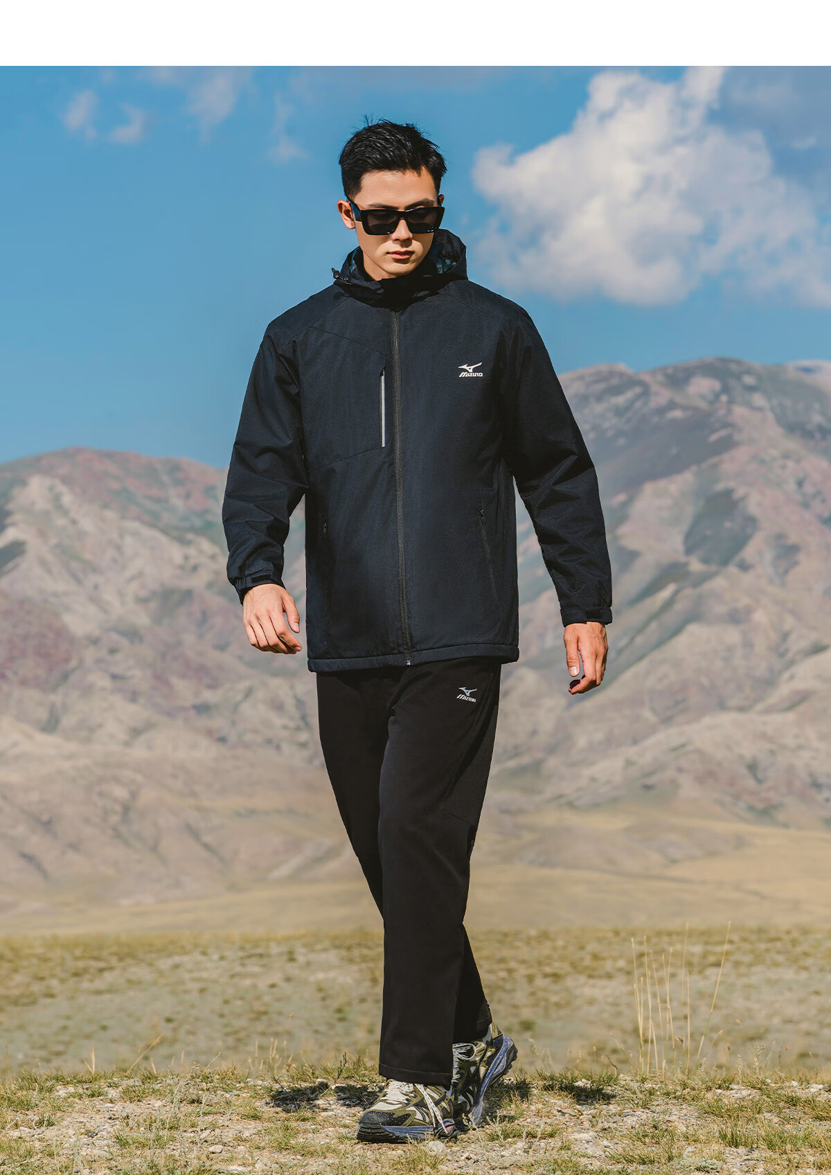 Mizuno Outdoor Jacket for Men And Women, Windproof Couple's Coat, Hiking Wear 8