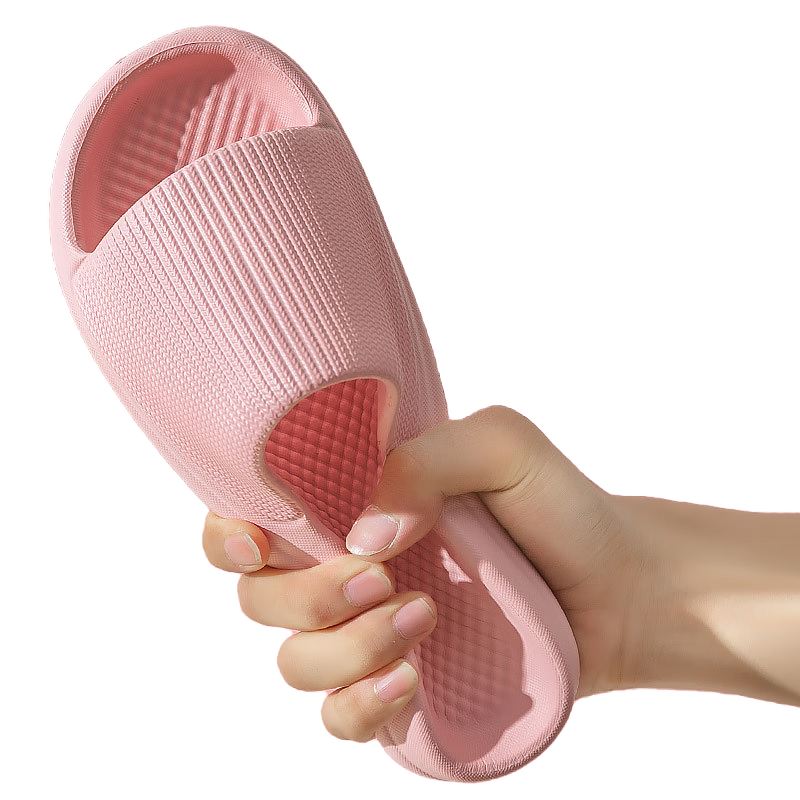 SooGree Home Slippers for Men And Women, Indoor And Outdoor Thick-Soled Bathroom Non-Slip Shower Slippers for Couples, Summer Sandals with EVA Cushioning