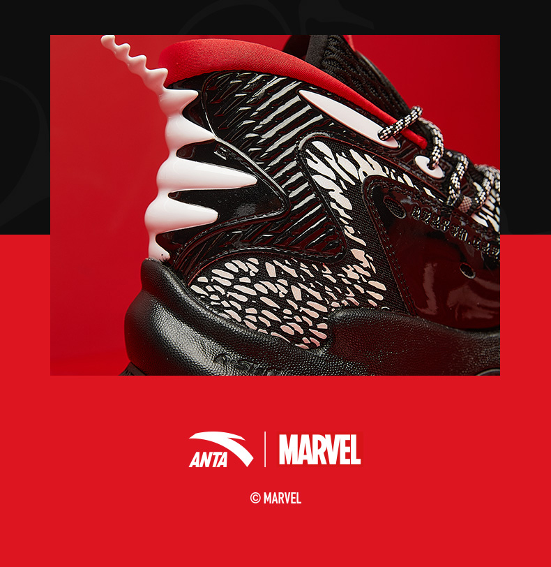 安踏狂潮2毒液漫威联名款篮球鞋男2020秋冬季汤普森球鞋子男要疯运动