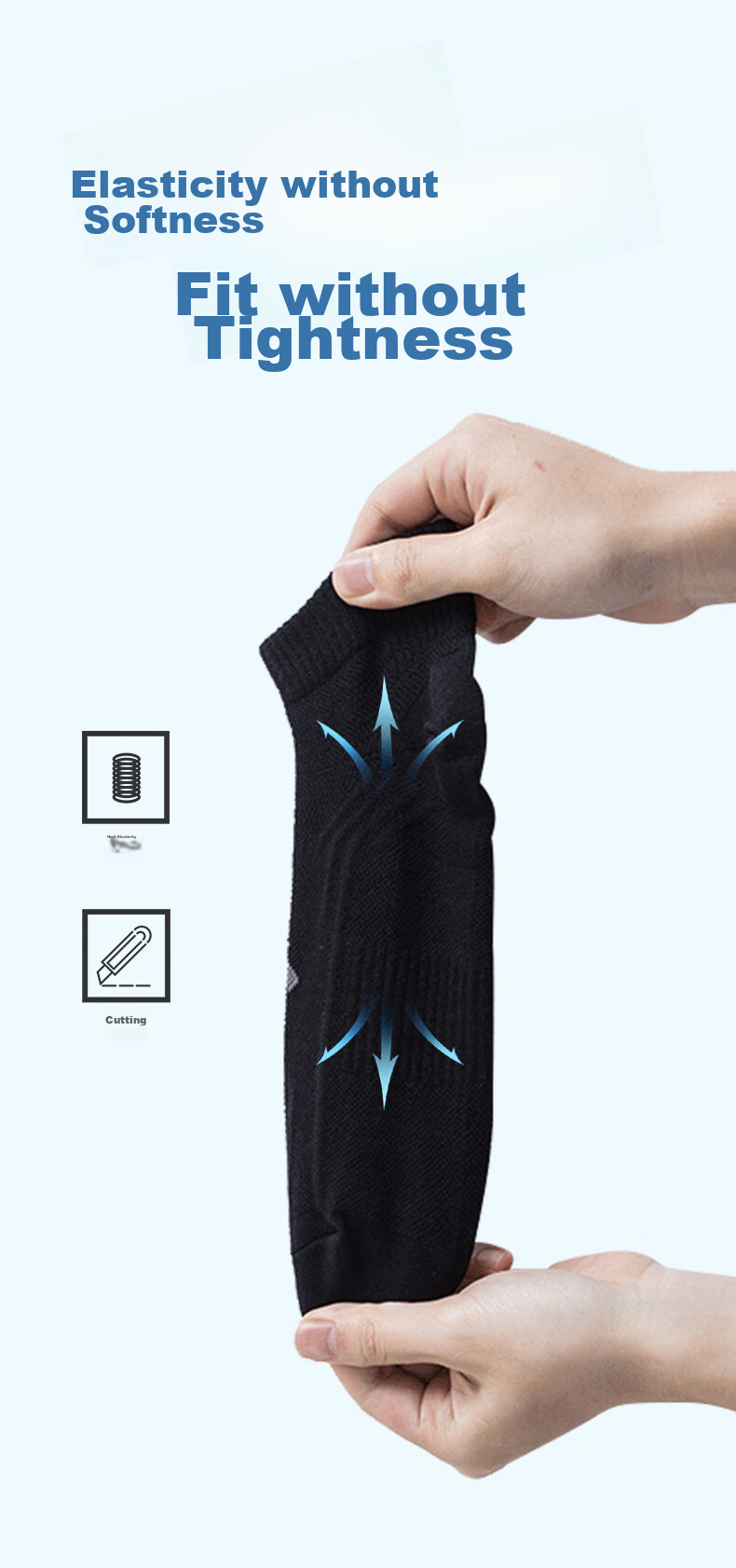 Anta Socks [3 Pairs] Sports Short Socks Comfortable Antibacterial Sweat-Absorbing Breathable Running Basketball Socks Unisex 6