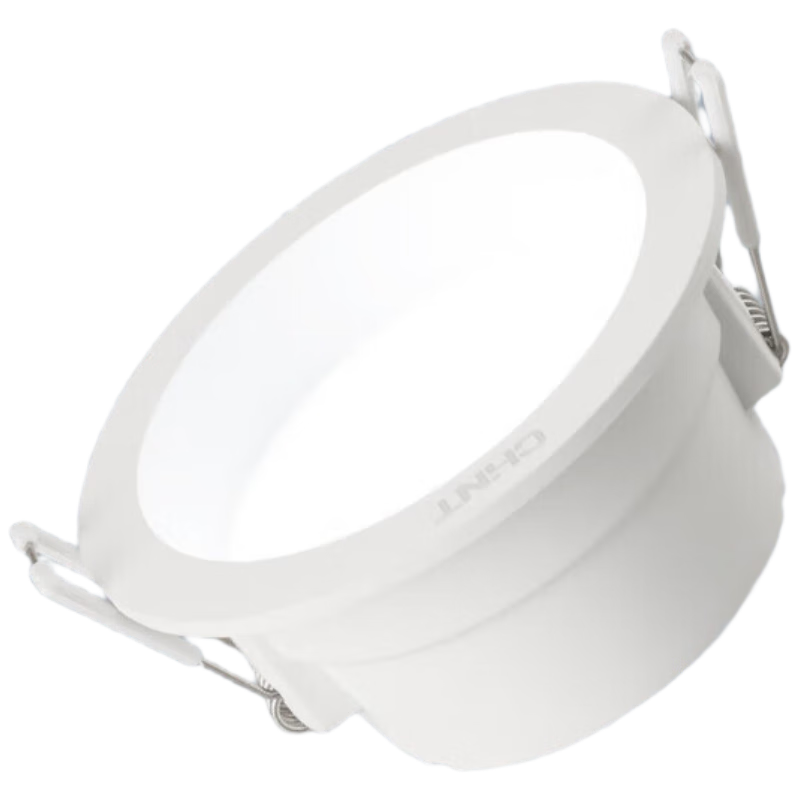 CHNT LED Anti-Glare Downlight for Living Room, Bedroom, Hallway, Recessed Ceiling Light, White Paint Finish, 5W Cool White Light, Cut-Out Size 75-85mm