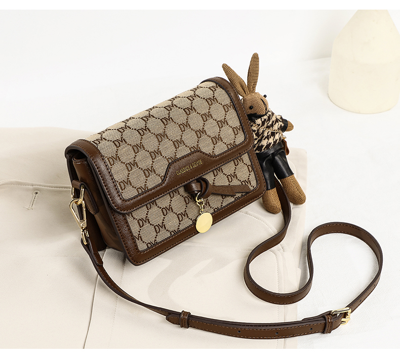 Aiqinghai Handbag, Women's Crossbody Bag, Shoulder Bag, Luxury Brand, High-End Small Square Bag, Birthday Mother's Day Gift, Practical Present for Mom 16