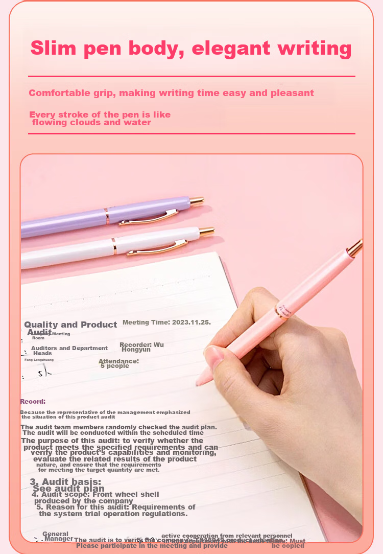 ZEBRA C-JJ30 Gel Ink Retractable Pen, 0.5mm Fine Metal Body, Business Office Pen, Gift Pen, Han White Jade Handle, Single Pen Pack 5