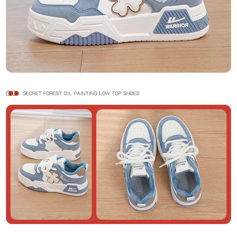 Huili Women's Sneakers with Fleece Lining for Warmth, Winter Leaf Pattern New Design Shoes for Women, White Light Gray, Size 35 13