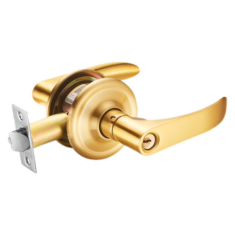 Fly.Globe Spherical Lock, Indoor Bedroom Door Lock, Single Latch Handle Lock, Double Latch Universal Model FQ-202SB