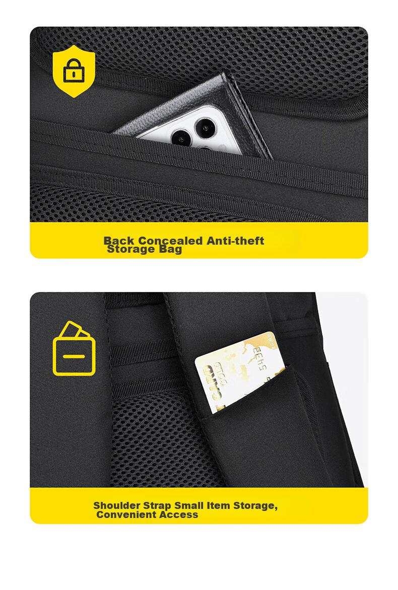 Diigongfang Laptop Backpack for 14/15.6/16 Inch Notebooks, Compatible with Apple, Lenovo Legion, ASUS, Dell, HP, Shadow Elf Gaming Laptops, Large Capacity Backpack 8
