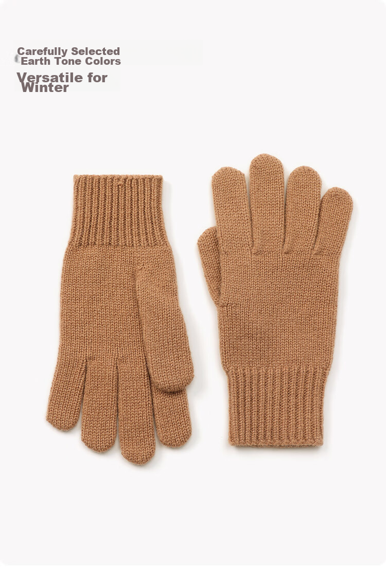 JIUMU Pure Wool Warm Scarf, Hat And Gloves Three-Piece Set for Women, Winter Birthday New Year Gift for Girls, Gift Box Packaging 7