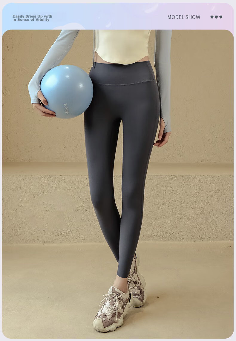 ACKDCS Inspirational Pants Yoga Pants for Women, Spring And Summer Wear, Tight-Fitting Running Pilates Sports Trousers, High-Waisted Butt-Lifting Fitness Pants 10