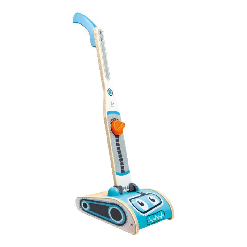 Hape Pretend Play Children's Toy Labor Training Vacuum Cleaner Gift for Boys And Girls, 2 Years+ E3056