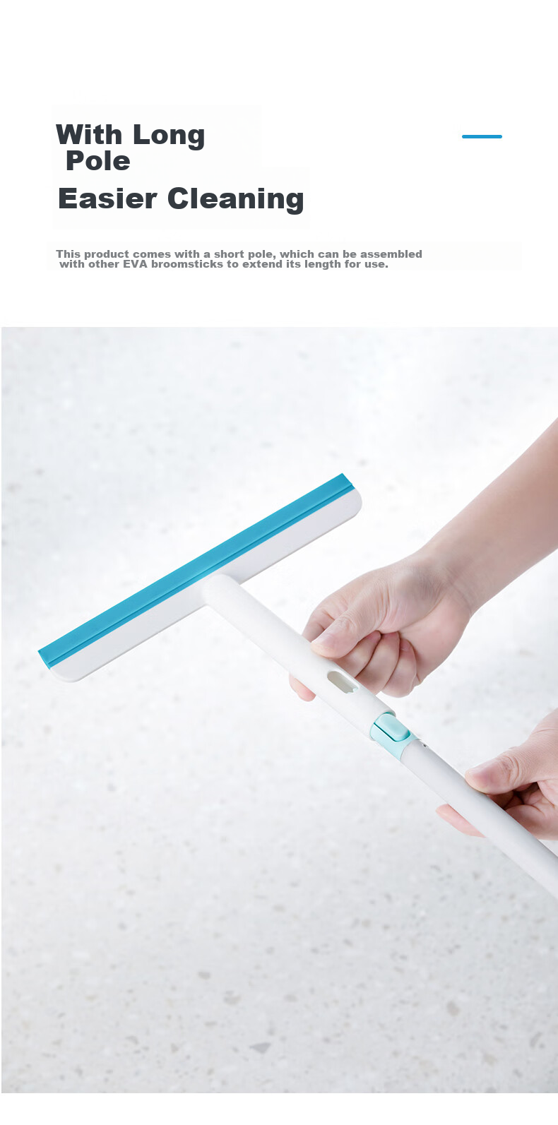 CHAHUA Glass Squeegee, Household Glass Scraper, Cleaning Tool for Bathrooms And Floors 7