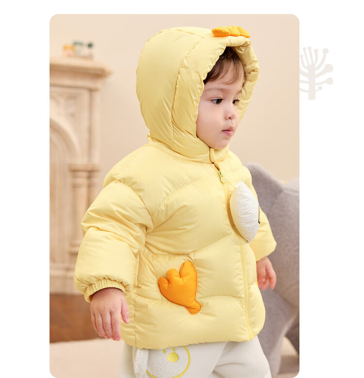 BALABALA Kids Down Jacket Boys Girls Winter 2025 New Thickened Puff Down Coat Baby Warm Clothes 16