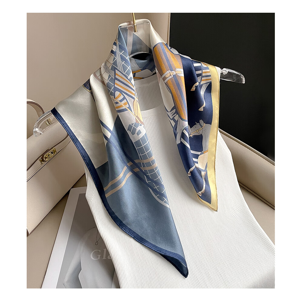 Hangsilu Silk Scarf for Women, Zodiac Year Scarf, Mulberry Silk Necktie, Birthday Gift, Mid-Autumn Festival Gift for Mom And Teachers 6