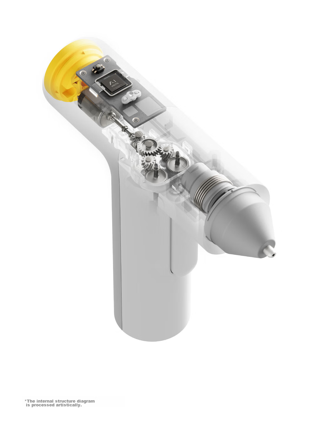 HOTO Lithium Battery Wireless Rechargeable Manual Glue Gun, DIY Tool, Portable Automatic Glue Dispenser, Lithium Battery Hot Melt Glue Gu 12