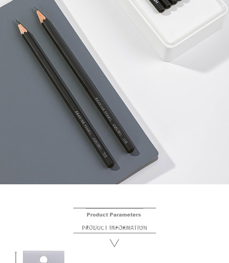 Deli Drawing Pencils, 12 Pieces, 2B Sketching Pencils, Hexagonal Barrel for Students, Black Lead Art Pencils for Sketching And Drafting, Specialized for Beginners, Back-To Stationery 12