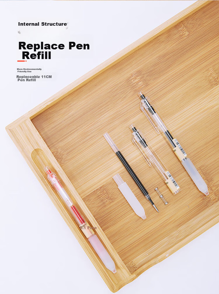 AIHAO [Back to School Essential] Retractable Gel Pen, 0.5mm Bullet Tip, Black, Soft Rubber Grip, Business Office Large Capacity Signing Pen X97 10