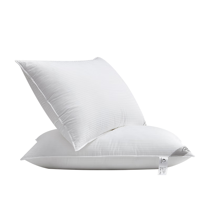 Canasin Pillow [Hilton Comfort Pillow], Antibacterial Adult Neck Support Home Pillow, 48*74cm, Champagne