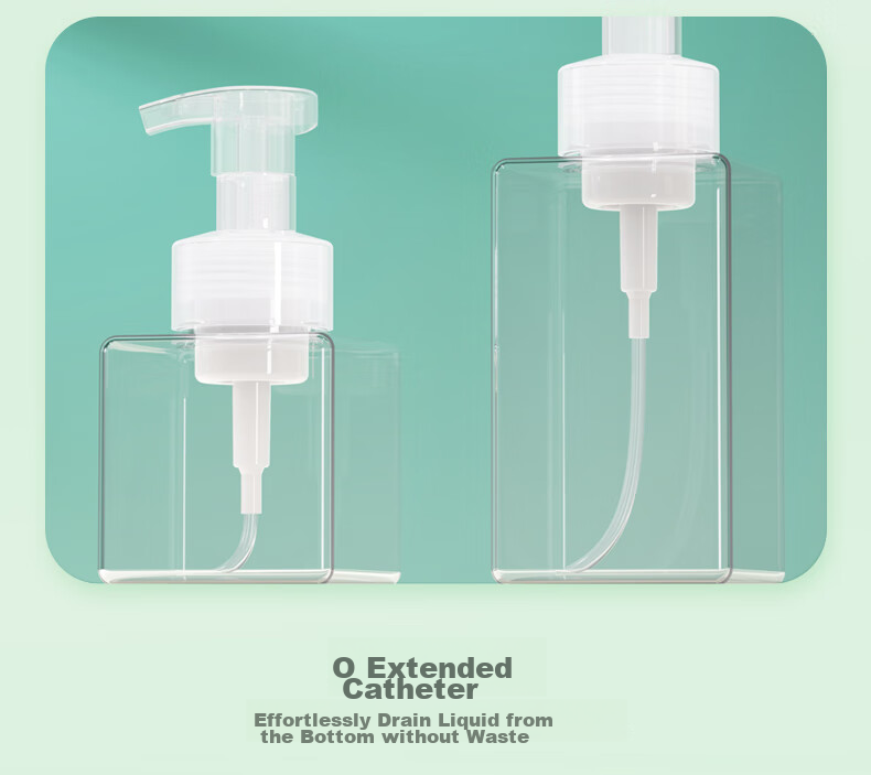 Chense Foaming Bottle, Foam Hand Soap Dispenser, Pump Mousse Bottle, Shampoo And Shower Gel Empty Bottle, Foaming Bottle 17