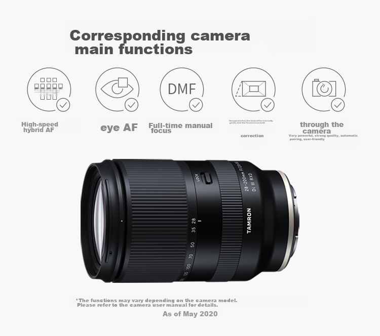 Tamron A075S 25-200mm F/2.8-5.6 Di III VXD G2 Large Aperture Standard Zoom Mirrorless Lens for Landscape and Portrait (Sony Full-Frame E-Mount) 16