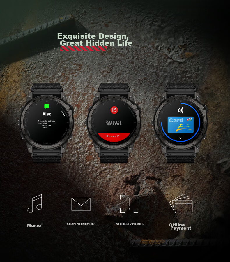 GARMIN Tactix7 Amoled Sapphire Outdoor Smart Sports Watch with ECG Heart Rate Monitor, Gift for Boyfriend 14