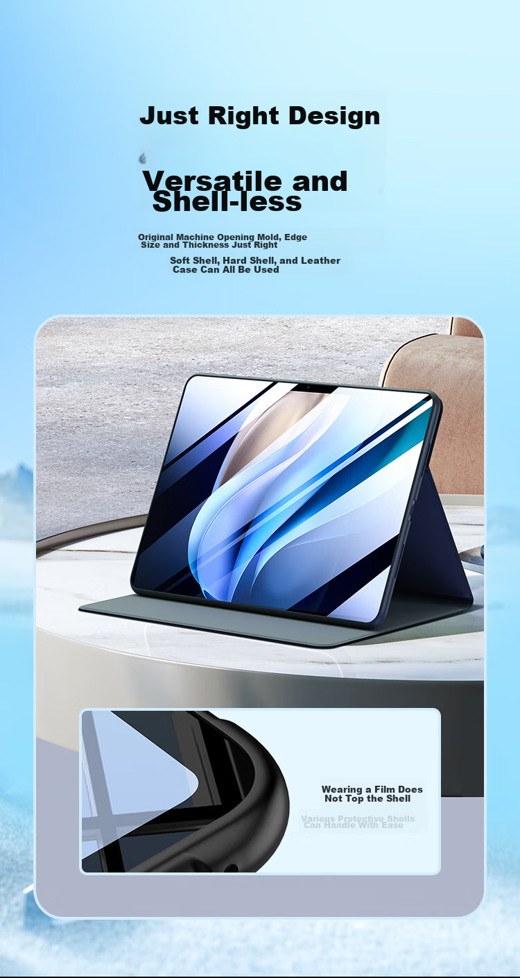 BIAZE High-Definition Tempered Glass Screen Protector for 2025 IQOO/vivo Pad 5E, VIVO/IQOO Tablet 12.1-Inch Protective Film, Scratch-Resistant And Anti-Scratch, PM278-High Definitio 9
