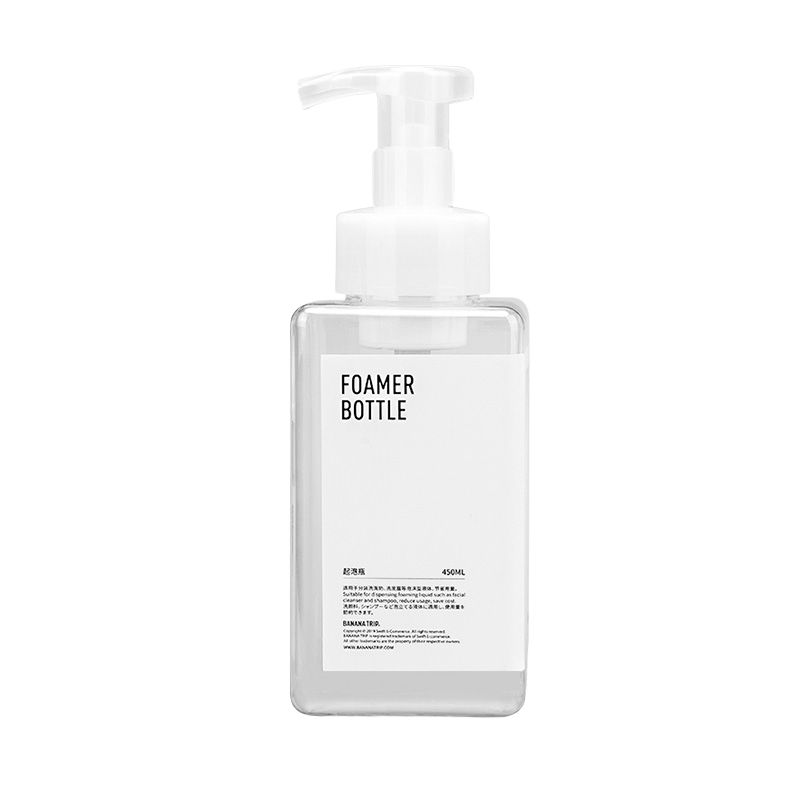 BANANA TRIP Foaming Bottle, Liquid Dispenser Bottle, Face Wash Foamer, Hand Soap Foamer, Pump Foaming Bottle, 450ml