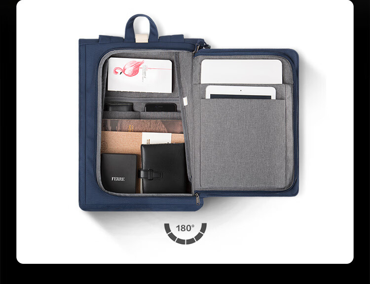 LEVEL8 Large Capacity Backpack Dual Shoulder Bag Unisex Functional Backpack LA-1736-02T00 5