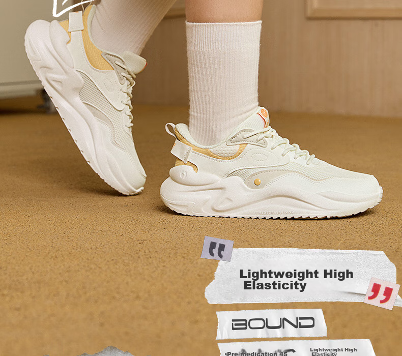 361° Women's Sports Shoes Yunshu 3, Spring And Summer Vintage Thick-Soled Casual Versatile Commuter Dad Shoes, Women's Style 682316706-8 55