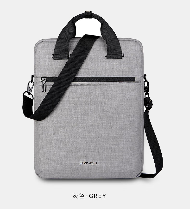 BRINCH Laptop Bag, Handheld, for 12/13-Inch Notebooks, Shockproof, Large Capacity, Suitable for Business Use, Compatible with Huawei, Lenovo, ASUS, And Apple 9