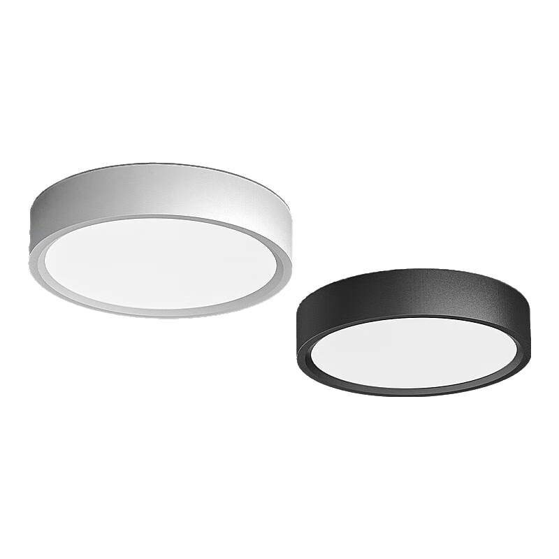 Fanyao Ultra-thin Surface-mounted Round LED Downlight Small Ceiling Light Corridor Entrance Hallway Recessed Spotlight 30W White Light H Model