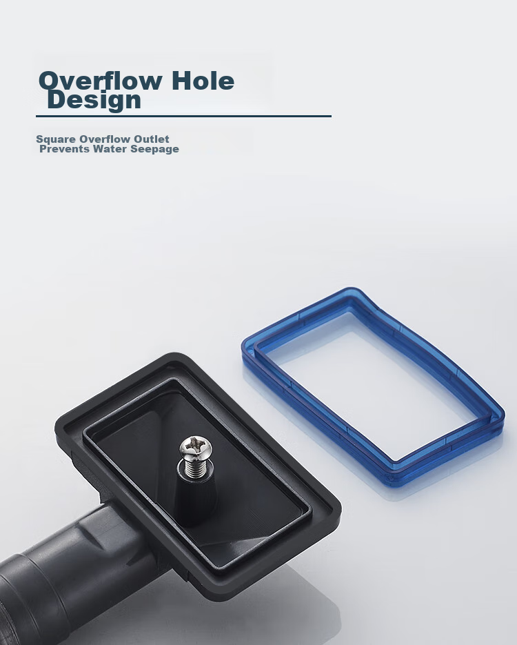 MEJUE Kitchen Sink Drain Assembly with Overflow Hole, Drain Stopper And Drain Pipe Set Z-02319 13