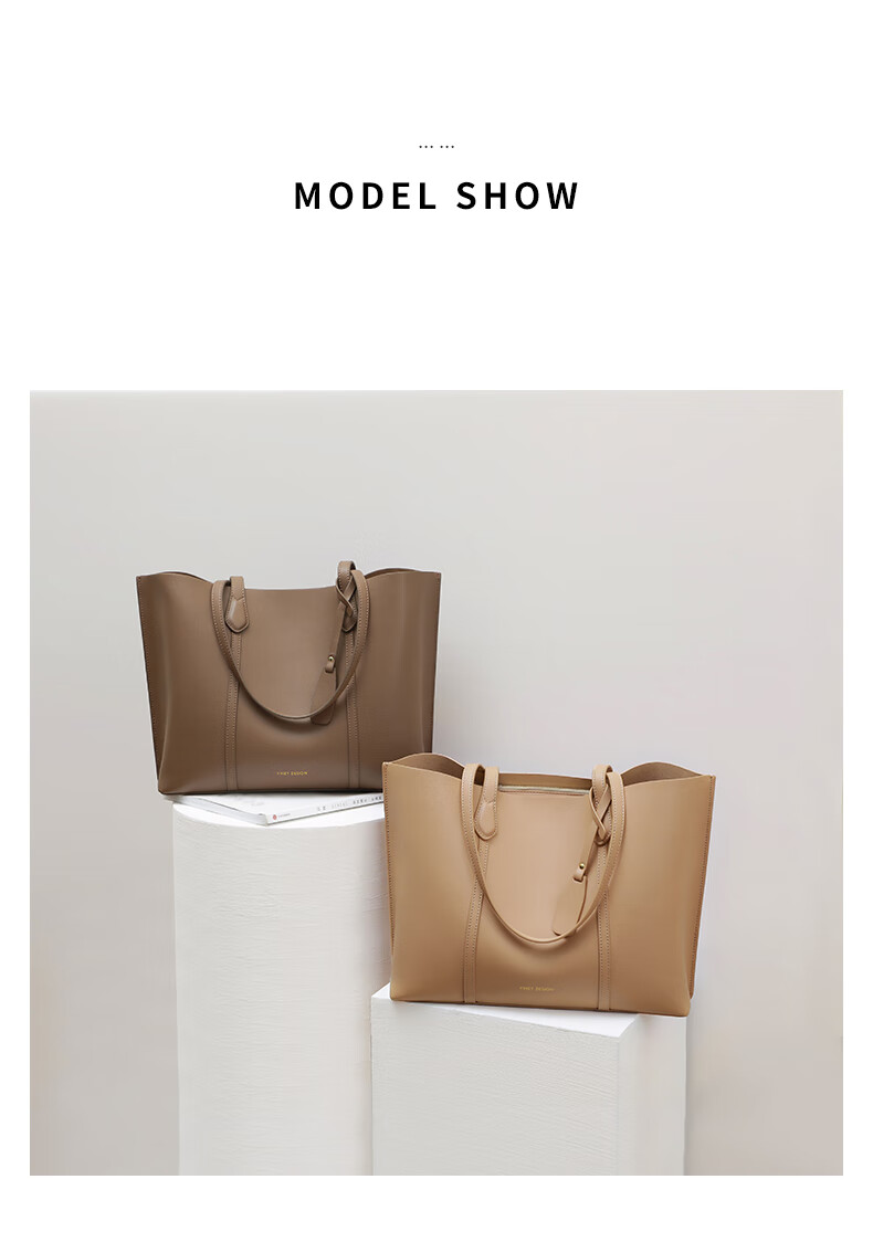 Viney Leather Handbag, Large Capacity Tote Bag for Women, Shoulder Bag And Handbag, Practical Birthday And Mother's Day Gift for Mom 8