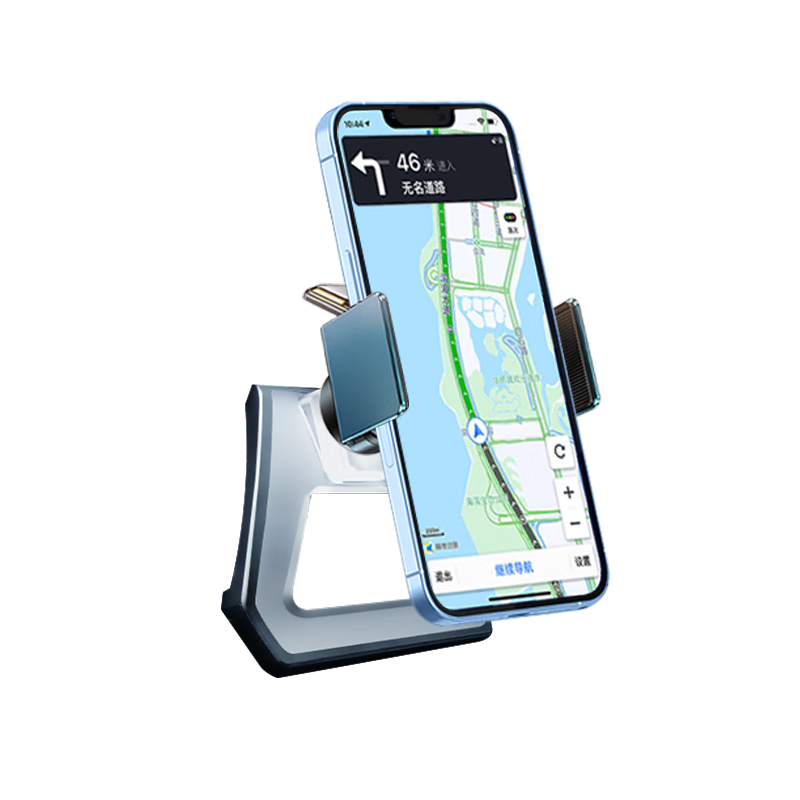 KOOLIFE BMW Car Phone Holder, for 5/6 Series/GT, Air Vent Mount Navigation Base + Solar-Powered Electric Phone Stand