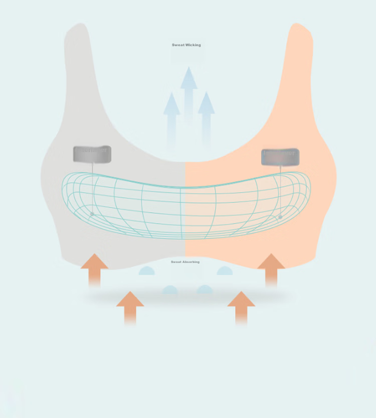 Hodo Girls' Bra Stage Two Thin Seamless Underwear for Middle School Students, Developing Bra X8040 Off-White 75A 5