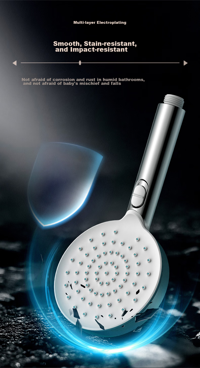 ARROW Self-Cleaning Pressure-Boosting Handheld Shower Head AE5893CP 14