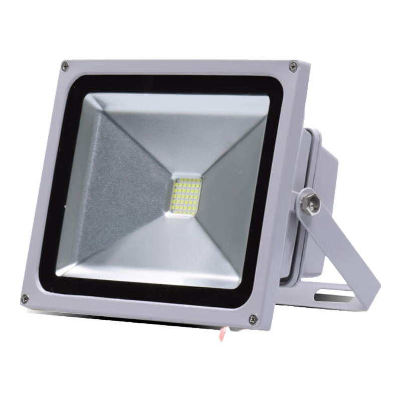 Qianzhiyi LED Floodlight High Power 50W Basketball Court Outdoor Waterproof Square High Pole Light Construction Site Warehouse Factory Floodlight
