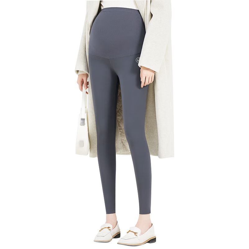 JOYNCLEON Maternity Pants, Spring And Autumn Style, Leggings, Shark Pants, for Outdoor Wear, Sports Casual Pants, Black, XL, Jyk25370