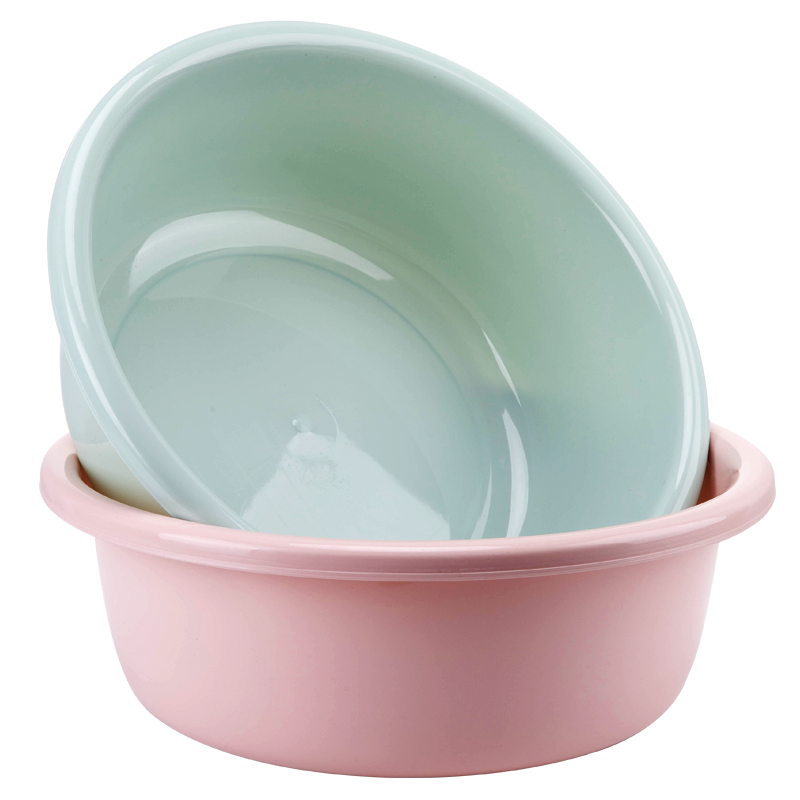 MR Extra Large 46CM Plastic Basin, Thickened Deep Face Washing Basin, Baby Bathing Basin, Vegetable Washing Basin, Washbasi