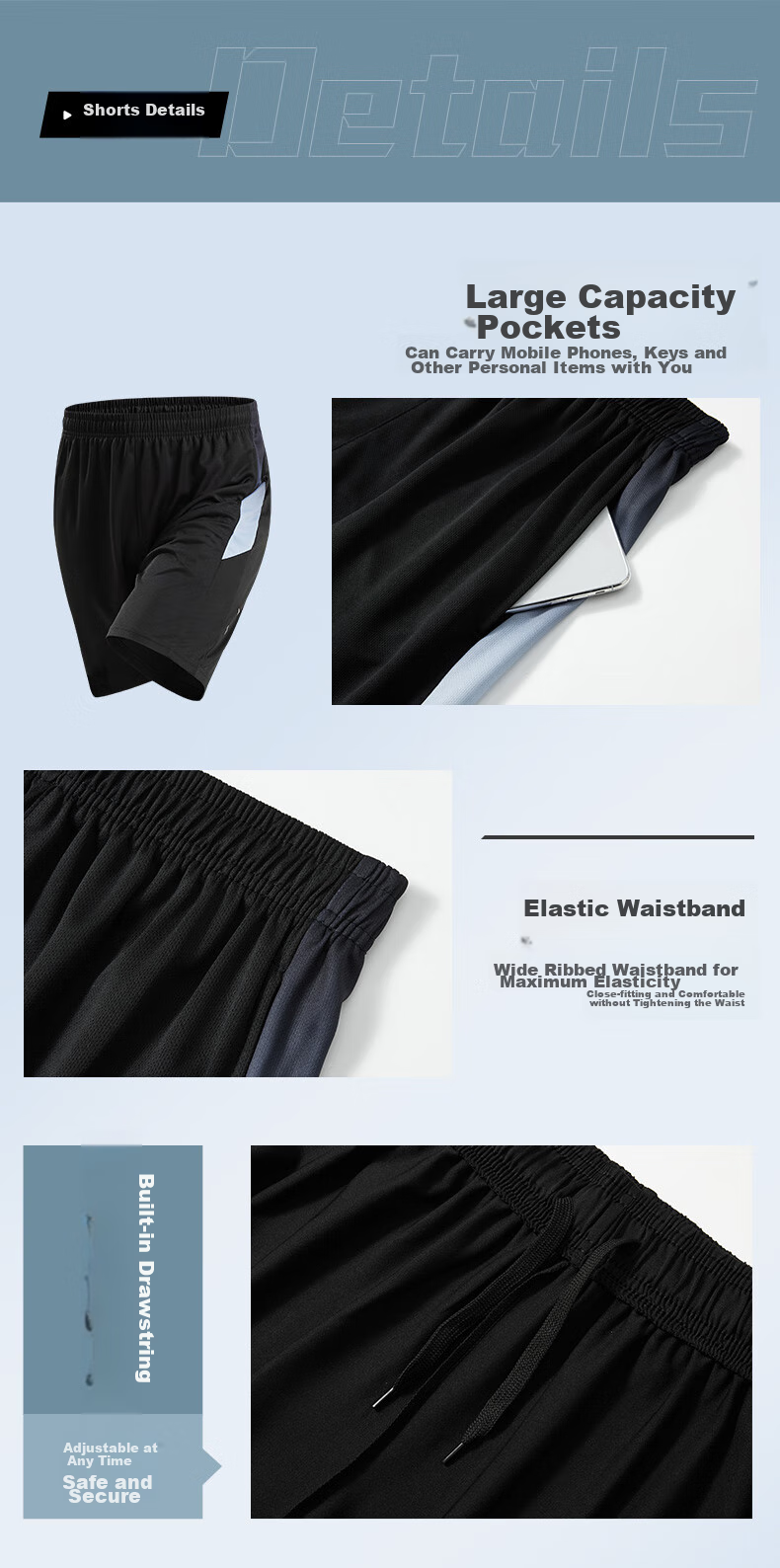 VICTORIATOURIST Sports Set for Men And Women, Indoor Fitness Wear, Quick-Dry Short-Sleeve T-Shirt, Badminton And Basketball Training Shorts, Running Gear 13