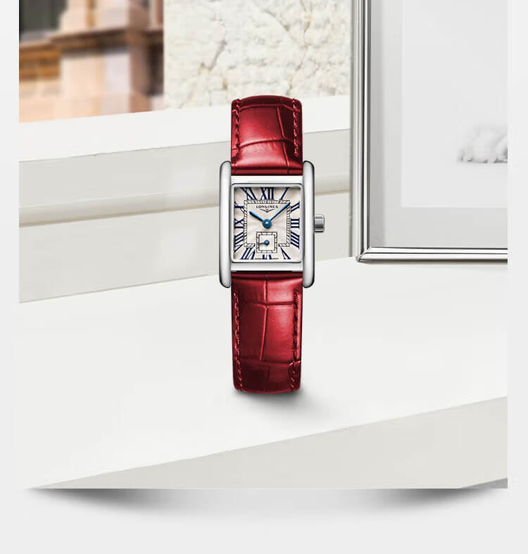 LONGINES Swiss Watch, Mini De Ville Series, Women's Leather Strap Quartz Watch L52004715 2