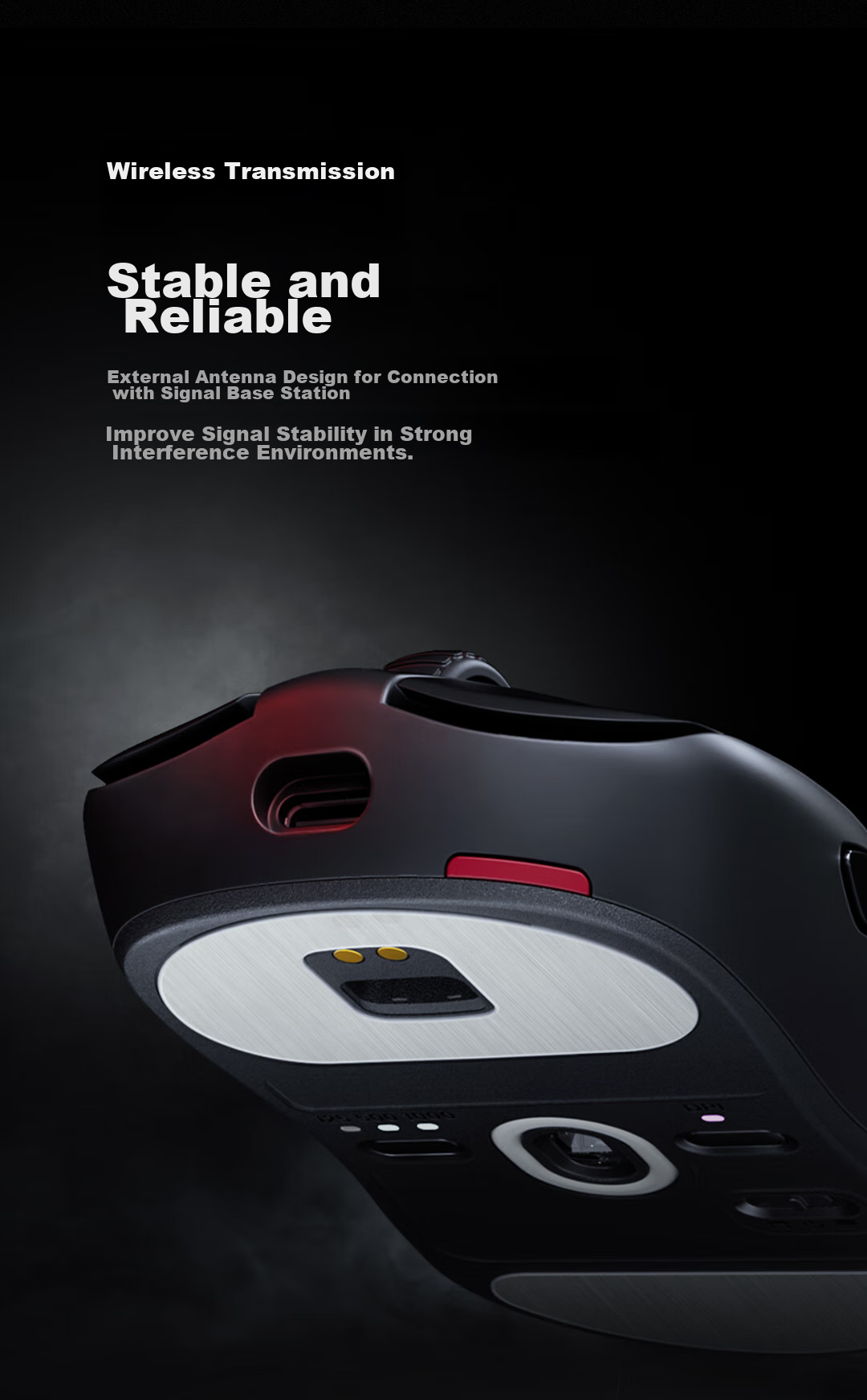 ZOWIE GEAR S2-DW Wireless Mouse Gaming Mouse Short-Throw Design for CS2, PUBG, Valorant Esports Mouse Rechargeable 10