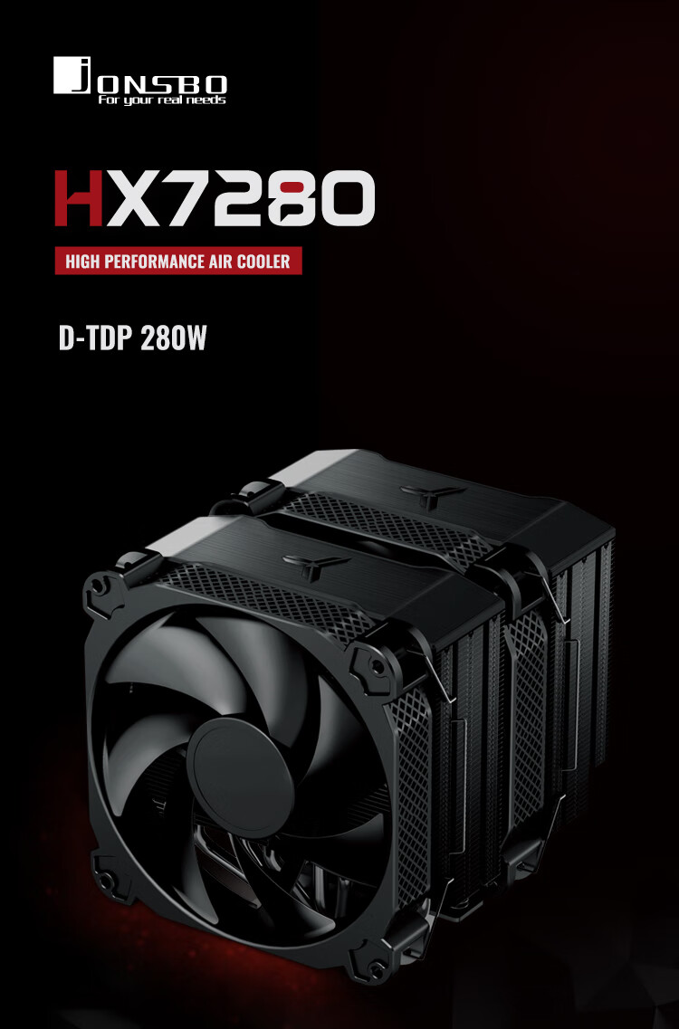JONSBO HP400S Black CPU Cooler (Multi-Platform, 4 Heat Pipes, Bottom-Mounted CPU Cooler, PWM Intelligent Temperature Control, 9CM Fan, 1700/AM5) 4
