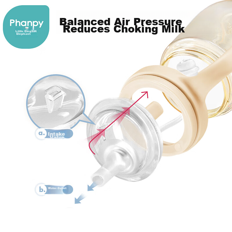 Xiaoyaxiang Straw Bottle Direct Drinking Cup for 1-3 Year Old Babies, PPSU with Gravity Ball Handle Children's Water Bottle, 240ml