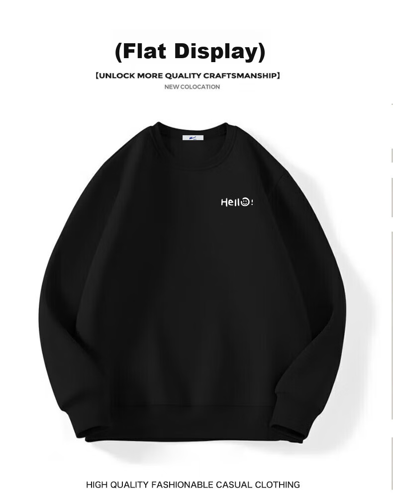 Huili Men's Sweatshirt, Round Neck, Spring And Autumn Season, Printed Simple Undershirt, Long-Sleeve T-Shirt, Casual Jacket, Men's Clothing 17